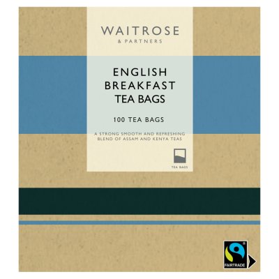 Waitrose English Breakfast 100 Tea Bags