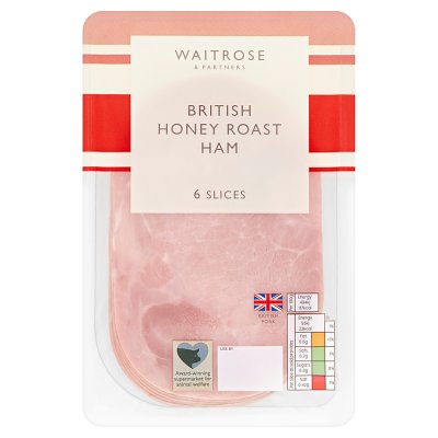 Waitrose British Honey Roast Ham 6 Slices