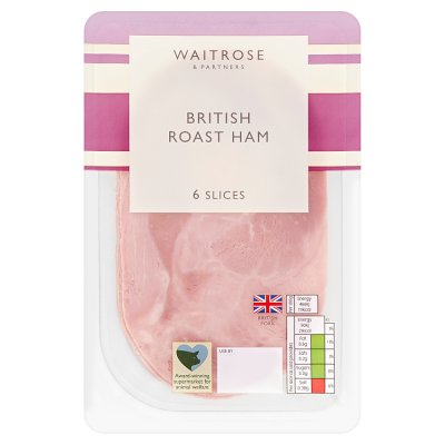 Waitrose British Roast Ham 6 Slices