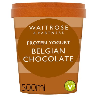 Waitrose Belgian Chocolate Frozen Yogurt