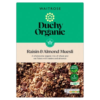 Duchy Organic Muesli with Raisins & Almonds 750g