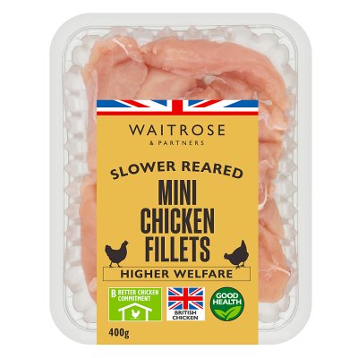 Waitrose Slower Reared Chicken Breast Mini Fillets