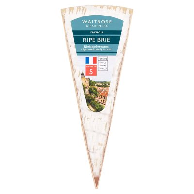 Waitrose French Ripe Brie Cheese Strength 5