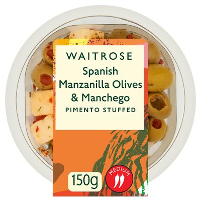 Waitrose Spanish Manzanilla Olives & Manchego