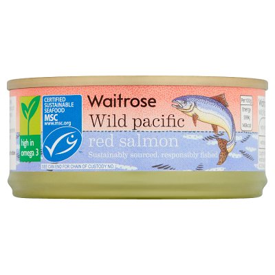 Waitrose Wild Pacific Red Salmon