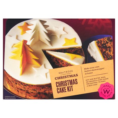 Waitrose Christmas Cake Kit