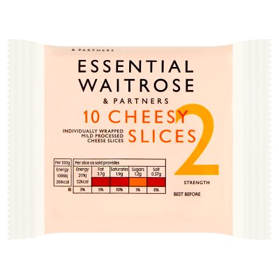 Essential Sliced Cheese for Burgers Strength 2