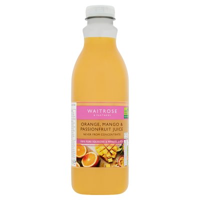 Waitrose Orange, Mango & Passionfruit Fruit Juice