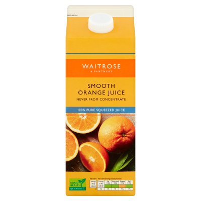 Waitrose Smooth Orange Juice Large