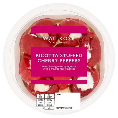 Waitrose Ricotta Stuffed Cherry Peppers