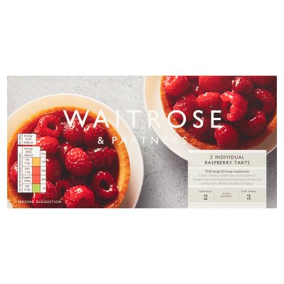 Waitrose 2 Frozen Raspberry Tarts
