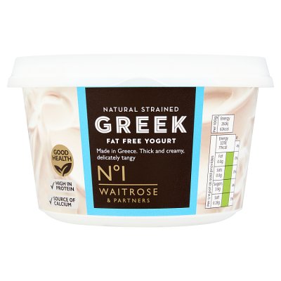 No. 1 Fat Free Strained Natural Greek Yogurt