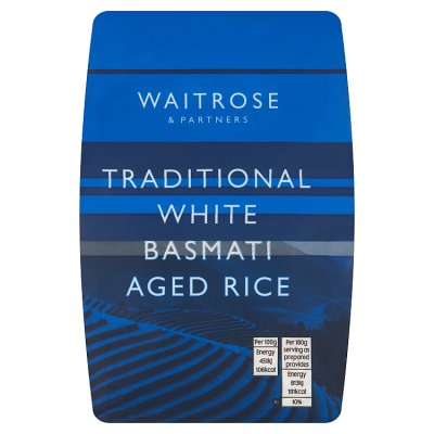 Waitrose Traditional White Basmati Aged Rice