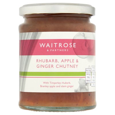 Waitrose Rhubarb Apple Ginger Chutney