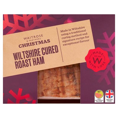 Waitrose Christmas Wiltshire Cured Roast Ham