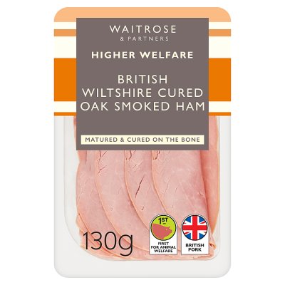 Waitrose Wiltshire Cured Oak Smoked Ham