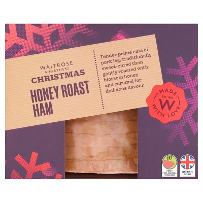 Waitrose Christmas Honey Roast Ham