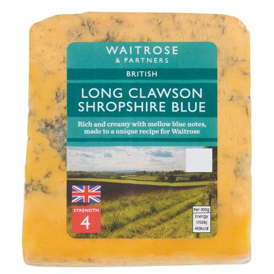 Waitrose Long Clawson Shropshire Blue Cheese Strength 4