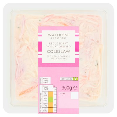 Waitrose Yogurt Dressed Coleslaw