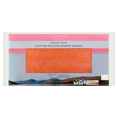 Waitrose Scottish Mild Oak Smoked Salmon