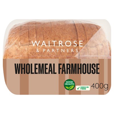 Waitrose Wholemeal Farmhouse Thick Sliced