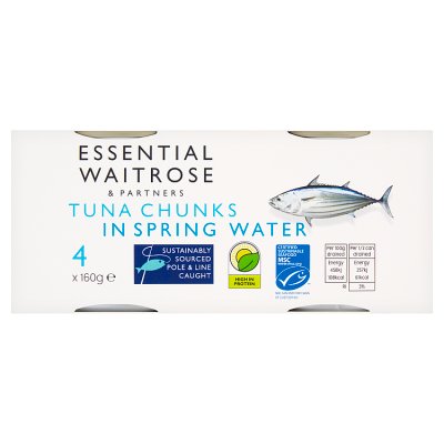 Essential MSC Tuna Chunks in Spring Water