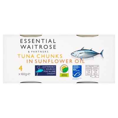 Essential MSC Tuna Chunks in Sunflower Oil