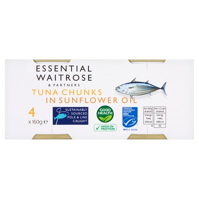 Essential MSC Tuna Chunks in Sunflower Oil