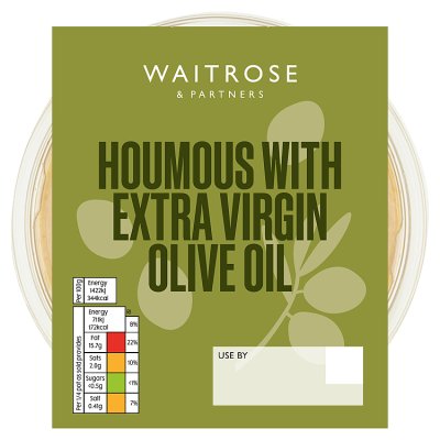 Waitrose Extra Virgin Olive Oil Houmous