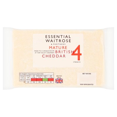 Essential Mature Cheddar Cheese Strength 4