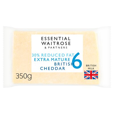 Essential 30% Reduced Fat Extra Mature Cheddar Cheese Strength 6