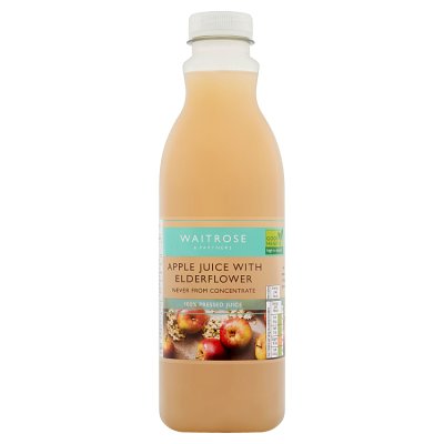 Waitrose Pressed Apple Juice with Elderflower
