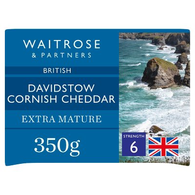 Waitrose Davidstow Cornish Mature Cheddar Cheese Strength 6