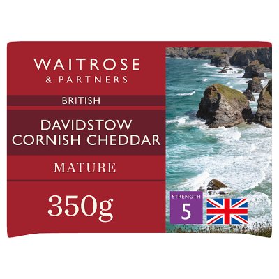 Waitrose Davidstow Cornish Mature Cheddar Cheese Strength 5