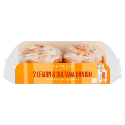 Waitrose 2 Lemon & Sultana Danish