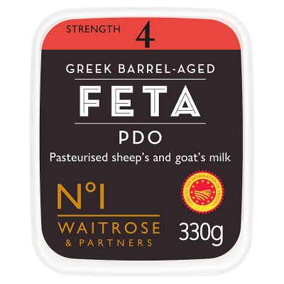 No. 1 Barrel Aged Greek Feta Cheese PDO Strength 4