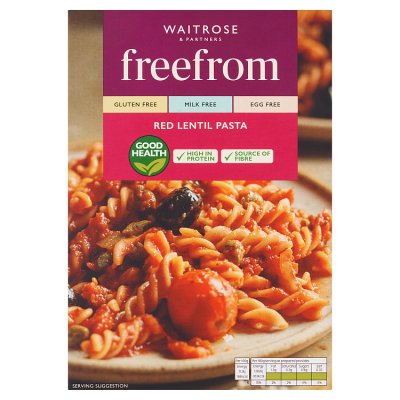 Waitrose Free From Gluten Red Lentil Pasta