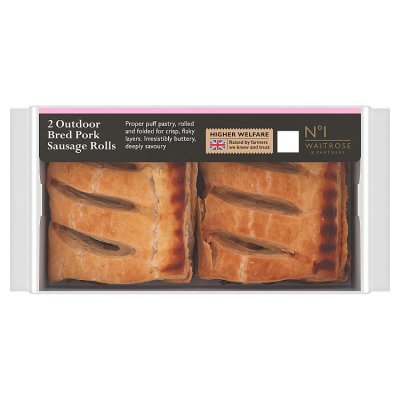 No.1 2 Outdoor Bred Pork Sausage Rolls