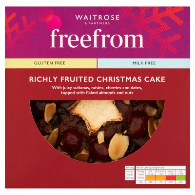 Waitrose Free From Milk & Gluten Free Christmas Cake