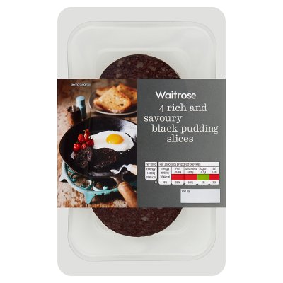 Waitrose Black Pudding Slices