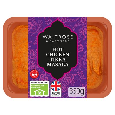Waitrose Indian Hot Chicken Tikka Masala Curry for 2