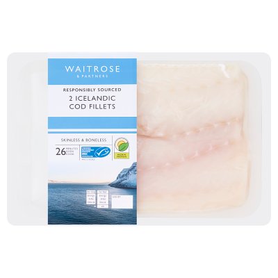 Waitrose Cod Fillets MSC