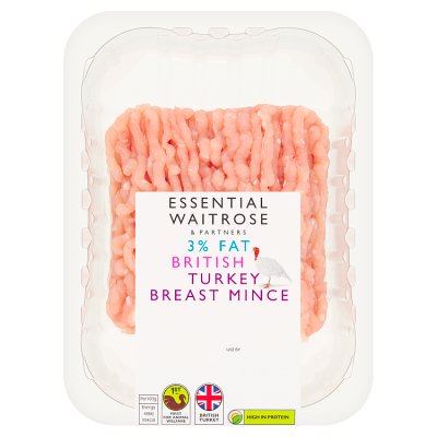 Essential 3% Fat British Turkey Breast Mince