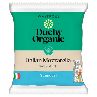 Duchy Organic Italian Mozzarella Cheese Strength 1