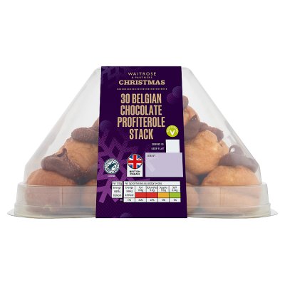 Waitrose Christmas Chocolate Profiterole Stack