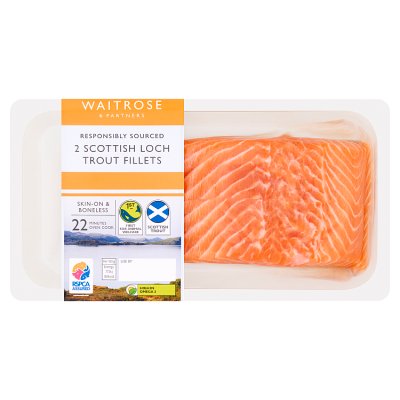 Waitrose 2 Scottish Loch Trout Fillets