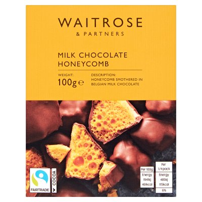 Waitrose Milk Chocolate Smothered Honeycomb
