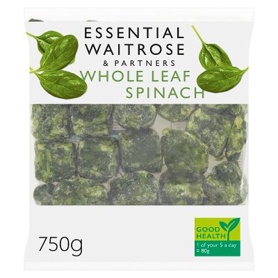 Essential Frozen Whole Leaf Spinach