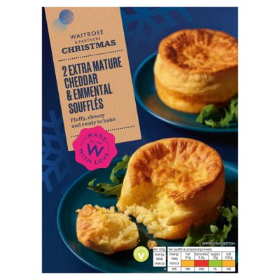 Waitrose Extra Mature Cheddar & Emmental Souffles Strength 2