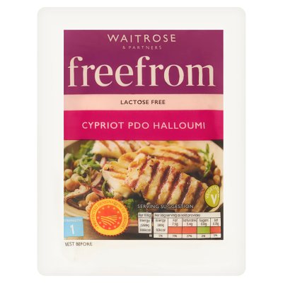 Waitrose Freefrom Cypriot Lactose Free Halloumi Cheese Strength 1